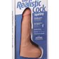 The Realistic Cock with Balls Ultraskyn Squirting with Removable Vac-U-Lock Suction Cup - Vanilla - 9.5in
