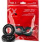 The Xplay Mixed Pack Ribbed Ring and Ribbed Ring Slim - Black - 2 Pack