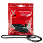 The Xplay Wrap Ring Silicone Slim - Black - 15in - 2 Pack