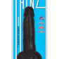 Thinz Slim Dong with Balls - Black - 7in