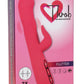 Throb Flutter Silicone Rechargeable Vibrator - Pink