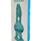 Throb Rechargeable Silicone Thrusting Dildo with Balls and Suction Cup - Teal