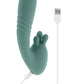 Thrust Into Ecstasy Rechargeable Silicone Dual Vibrator