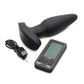 Thunder Plugs 25x Pulsing and Vibrating Rechargeable Silicone Plug with LCD Remote
