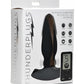 Thunder Plugs 25x Pulsing and Vibrating Rechargeable Silicone Plug with LCD Remote - Black