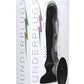 Thunder Plugs Silicone Swelling and Thrusting Plug with Remote Control - Black