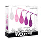 Tight and Delight Silicone Weighted Kegel Balls - Multicolor - 5 Piece/Set
