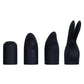 Tiny Treasures Silicone Rechargeable Vibrator with Multiple Attachments