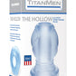 Titanmen The Hollow Open Tunnel Anal Plug - Clear