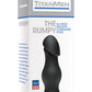 Titanmen The Rumpy Smooth Cushioned Anal Plug - Black