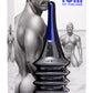 Tom Of Finland Hot Water Large Accordion Enema Bulb - Black/Blue