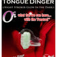 Tongue Dinger Night Stroker Vibrating Silicone Tongue Ring - Glow In The Dark