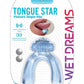 Tongue Star Pleasure Tongue Vibrator - Blue