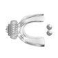 Tongue Star Pleasure Tongue Vibrator - Clear