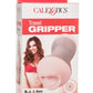 Travel Gripper Dual Density Stroker - Mouth and Ass - Pink