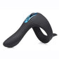 Trinity Men 7x Rechargeable Silicone Cock Ring with Taint Stimulator and Remote Control