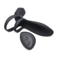 Trinity Men Rechargeable Silicone Vibrating Girth Enhancer with Remote Control