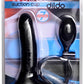Trinity Vibes Inflatable Realistic 7in Dildo - Black