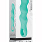 Triple Teaser Silicone Rechargeable Triple Motor Vibrator - Aqua/Teal