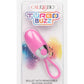 Turbo Buzz Rechargeable Bullet with Removable Silicone Sleeve - Pink