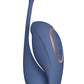Twitch 2 Silicone Rechargeable Suction and Flapping Vibrator with Remote Control Egg - Blue