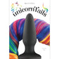 Unicorn Tails Silicone Anal Plug - Multicolor/Rainbow