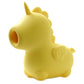 Unihorn Bean Blossom The Thick Tongued One Silicone Clitoral Stimulator - Yellow