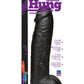 Vac-U-Lock Codeblack Realistic Hung Dildo - Black - 12in