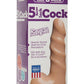 Vac-U-Lock Raging Hard-Ons Dildo - Flesh/Vanilla - 5.5in