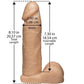 Vac-U-Lock Realistic Cock with Ultra Harness