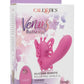 Venus Butterfly Pulsating Venus G Silicone Rechargeable Strap-On with Remote Control - Pink