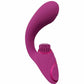 Vive Gen Rechargeable Silicone Triple Motor G-Spot Vibrator with Pulse Wave - Pink