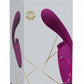 Vive Gen Rechargeable Silicone Triple Motor G-Spot Vibrator with Pulse Wave - Pink