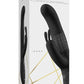 Vive Izara Triple Action Rechargeable Silicone Rotating Beaded G-Spot Rabbit Vibrator - Black