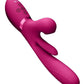 Vive Kura Rechargeable Silicone Triple Motor Thrusting G-Spot with Flapper and Air Wave Clit Stimulation Vibrator