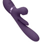 Vive Kura Rechargeable Silicone Triple Motor Thrusting G-Spot with Flapper and Air Wave Clit Stimulation Vibrator