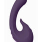 Vive Miki Rechargeable Silicone Pulse Wave and Flickering G-Spot Vibrator - Purple