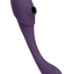 Vive Mirai Rechargeable Silicone Dual Motor Double Ended Bendable Pulse and Air Wave Vibrator