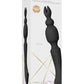 Vive Rechargeable Silicone Nami Pulse Wave and Vibrating Wand - Black