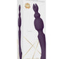 Vive Rechargeable Silicone Nami Pulse Wave and Vibrating Wand - Purple