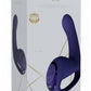 Vive Riko Rechargeable Silicone Triple Motor Thumper with Finger Motion Vibrator - Purple