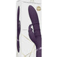 Vive Kura Rechargeable Silicone Triple Motor Up and Down Vibrating Triple Ring Rabbit - Purple