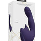 Vive Riko Rechargeable Silicone Triple Motor G-Spot Finger Motion Vibrator - Purple