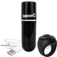 Vooom Wireless Remote Control Silicone USB Rechargeable Bullet Waterproof - Black