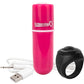 Vooom Wireless Remote Control Silicone USB Rechargeable Bullet Waterproof - Pink