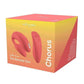 We-Vibe Chorus Rechargeable Silicone Couples Vibrator with Remote Control - Crave - Coral