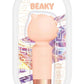 Wet Dreams Beaky Rechargeable Silicone Multi-Speed Horned Mini Vibrator - Orange/Peach