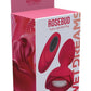Wet Dreams Rosebud Tushy Light Silicone Butt Plug - Red