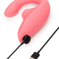 Womanizer Blend Rechargeable Silicone Vibrator with Clitoral Stimulator - Vibrant