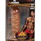 Working Stiff The Lifeguard Realistic Posable Dildo with Suction Cup - Caramel